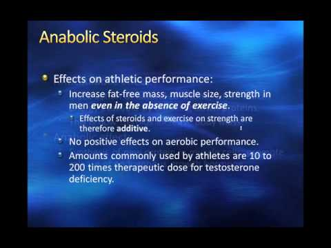 Effects of steroids in athletes